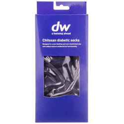 Шкарпетки ортопедичні (діабетичні) DIAWIN (Діавін) Chitosan з хітозану для людей з діабетом розмір S (36-38) колір black чорний 1 пара