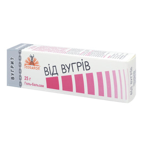 Гель-бальзам для обличчя Від вугрів 25 г