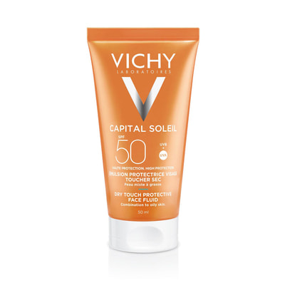 Эмульсия солнцезащитная VICHY (Виши) Капиталь Солей матирующая для жирной кожи SPF 50 50 мл