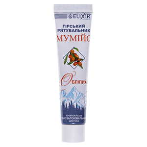 Крем-бальзам для тела Эликсир горный спасатель ранозаживляющий 40 мл