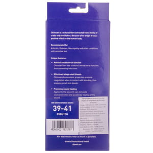 Шкарпетки ортопедичні (діабетичні) DIAWIN (Діавін) Chitosan з хітозану для людей з діабетом розмір M (39-41) колір grey сірий 1 пара