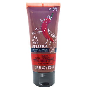 Термо-маска для лица BIO WORLD (Био ворлд) Botanica (Ботаника) разогревающая Перец + Глина + Уголь 100 мл