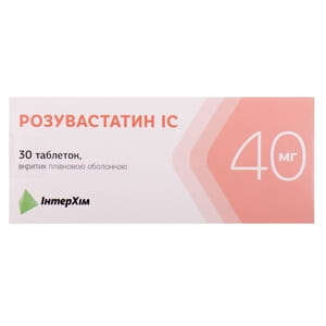 Розувастатин IC табл. в/о 40мг №30
