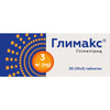 Купить Глимакс табл. 3мг №30 Глимакс табл. 3мг №30