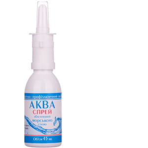 Спрей назальный Аква спрей 0,9% 45 мл