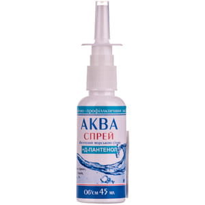 Спрей назальний Аква Спрей плюс Д-пантенол 0,65% 45 мл