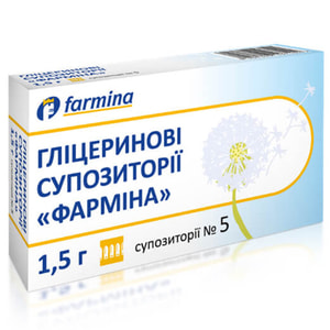 Глицериновые супп. "Фармина" 1,5г №5