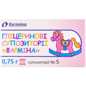 Глицериновые супп. "Фармина" 0,75г №5