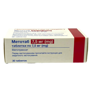 Метотаб табл. 7.5мг №30