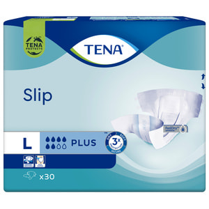 Подгузники для взрослых TENA (Тена) Slip Plus Large (Слип Плюс Ладж) размер 3 30 шт NEW