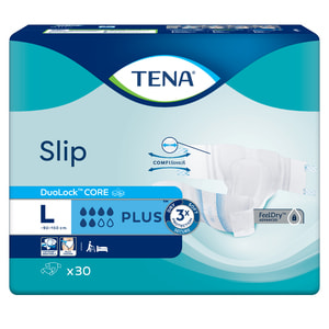 Подгузники для взрослых TENA (Тена) Slip Plus Large (Слип Плюс Ладж) размер 3 30 шт NEW