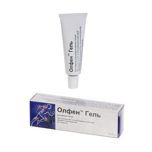 Олфен гель 1% туба 20г