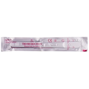 Скальпель хірургічний стерильний з ручкою розмір 21 Troge 1 шт