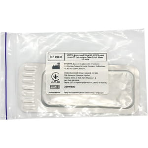 Шовний матеріал що розсмоктується Вікрил розмір USP 0, колюча голка 40 мм, 1/2 кола, довжина 90см артикул W9430