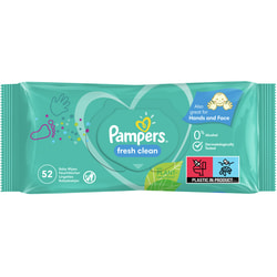 Серветки вологі дитячі PAMPERS (Памперс) Baby Fresh Clean (Бебі фреш клін) упаковка 52 шт