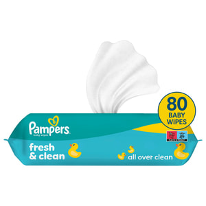 Серветки вологі дитячі PAMPERS (Памперс) Baby Fresh Clean (Бебі фреш клін) 80 шт