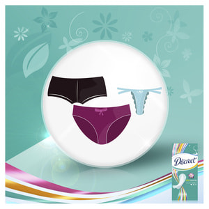 Прокладки ежедневные женские DISCREET (Дискрит) Deo Water Lily Plus (Део Ватер Лили Плюс) Водяная лилия 50 шт