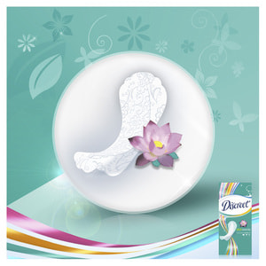 Прокладки ежедневные женские DISCREET (Дискрит) Deo Water Lily Plus (Део Ватер Лили Плюс) Водяная лилия 50 шт