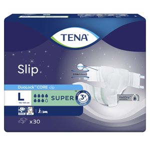 Подгузники для взрослых TENA (Тена) Slip Super Large (Слип Супер Ладж) размер 3 30 шт NEW
