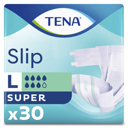 Підгузки для дорослих TENA (Тена) Slip Super Large (Сліп Супер Ладж) розмір 3 30 шт NEW
