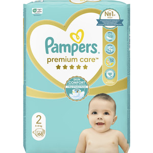 Подгузники для детей PAMPERS Premium Care (Памперс Премиум) Mini (мини) 2 от 4 до 8 кг 68 шт