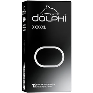 Презервативы DOLPHI (Долфи) XXXXXL (5  иксов эль) 12 шт