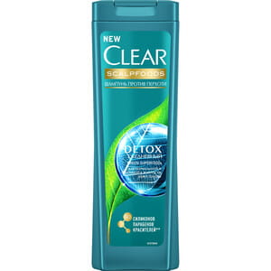Шампунь-детокс для волос CLEAR (Клир) против перхоти на каждый день 400 мл