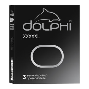 Презервативы DOLPHI (Долфи) XXXXXL (5 иксов эль) 3 шт