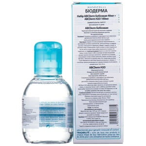 Набор BIODERMA (Биодерма) АВСDerm Бебисквам крем детский 40 мл + Н2О вода очищающая 100 мл
