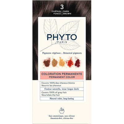 Крем-фарба для волосся PHYTO (Фіто) Фітоколор тон 3 Темний шатен