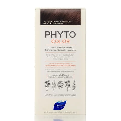 Крем-краска для волос PHYTO (Фито) Фитоколор тон 4.77 Шатен темный каштановый