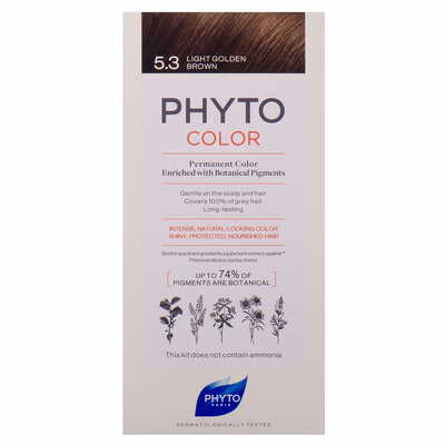 Крем-фарба для волосся PHYTO (Фіто) Фітоколор тон 5.3 Світлий шатен золотистий