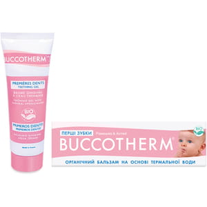 Буккотерм Перші зубки Бальзам органічний при прорізуванні зубів на основі термальної води з ромашкою та алтеєм 50 мл