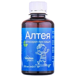 Алтея сироп при кашлі фл. 200мл Solution pharm