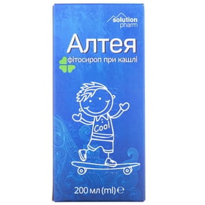 Алтея сироп при кашлі фл. 200мл Solution pharm