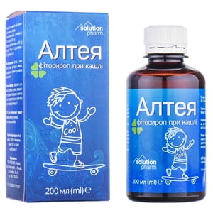 Алтея сироп при кашлі фл. 200мл Solution pharm