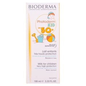Молочко для тіла та обличчя дитяче BIODERMA (Біодерма) Фотодерм Кід сонцезахисне SPF50+ для чутливої шкіри 100 мл