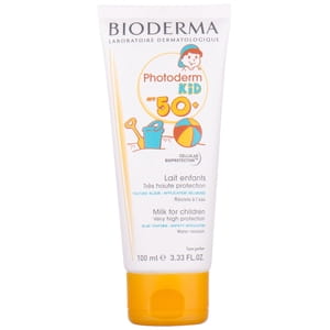Молочко для тіла та обличчя дитяче BIODERMA (Біодерма) Фотодерм Кід сонцезахисне SPF50+ для чутливої шкіри 100 мл
