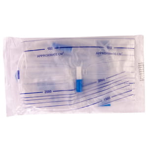 Мочеприемник для взрослых с прямым сливом стерильный объем 2 л Alexpharm (Алексфарм) 1 шт