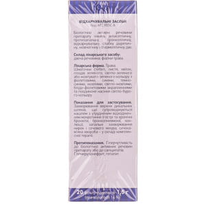 Фиалки трава фильтр-пакет 1,5г №20