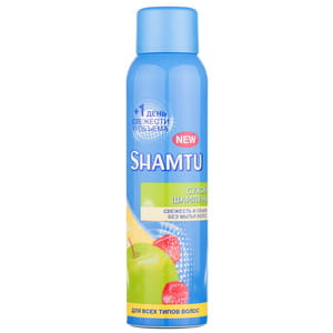 Сухой шампунь для волос SHAMTU (Шамту) Свежесть и объем для всех типов волос 150 мл