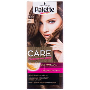 Крем-краска для волос PALETTE (Палет) Perfect Care цвет 500 Темно-русый