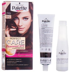 Крем-краска для волос PALETTE (Палет) Perfect Care цвет 770 Вишня в шоколаде