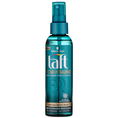 Жидкость для укладки волос TAFT (Тафт) Fullness Густые и пышные сверхсильная фиксация (4) 150 мл