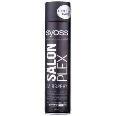 Лак для волос SYOSS (Сйосс) Salon Plex фиксация 4 400 мл