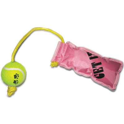 Игрушка для собак TOPSI (Топси) Мешочек с теннисным мячом 1 шт