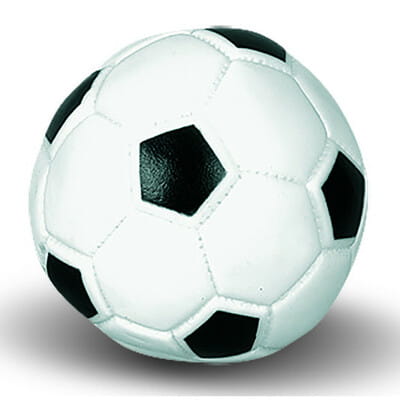 Игрушка для собак TOPSI (Топси) Футбольный мяч винил 10 см