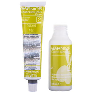 Крем-краска для волос GARNIER (Гарньер) Color Naturals интенсивное питание стойкая тон 102 Снежный блонд