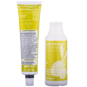 Крем-краска для волос GARNIER (Гарньер) Color Naturals интенсивное питание стойкая тон 9.1  Солнечный пляж