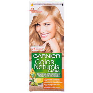 Крем-краска для волос GARNIER (Гарньер) Color Naturals интенсивное питание стойкая тон 9.1  Солнечный пляж